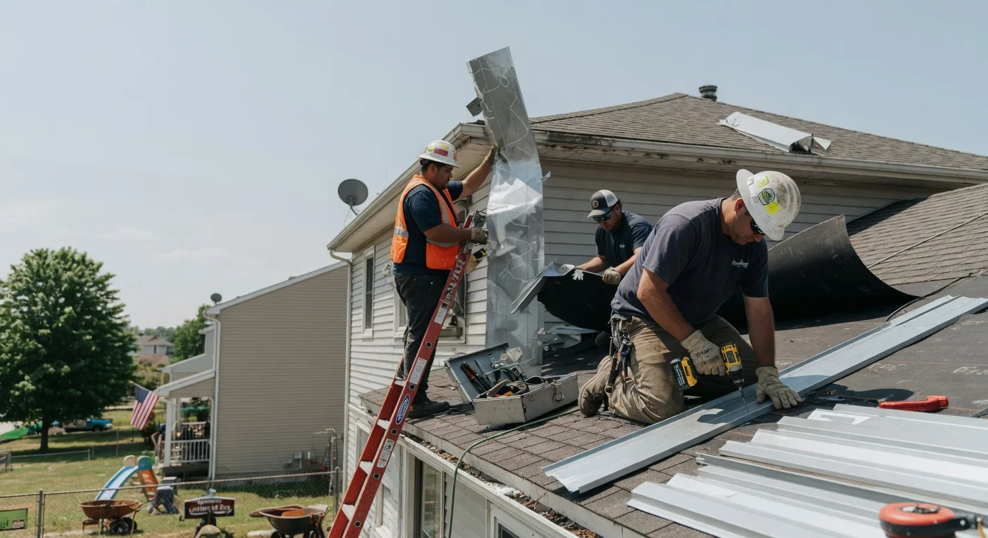 Storm Damage Metal Roof Repair in De Leon Springs, FL